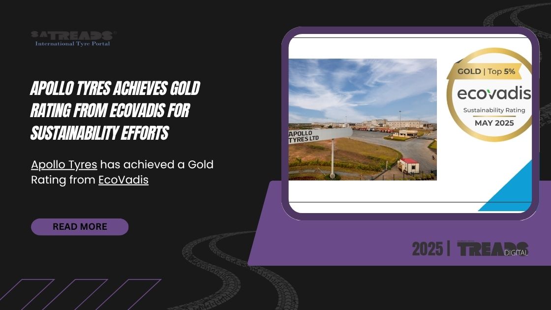 Apollo Tyres Achieves Gold Rating from EcoVadis for Sustainability Efforts